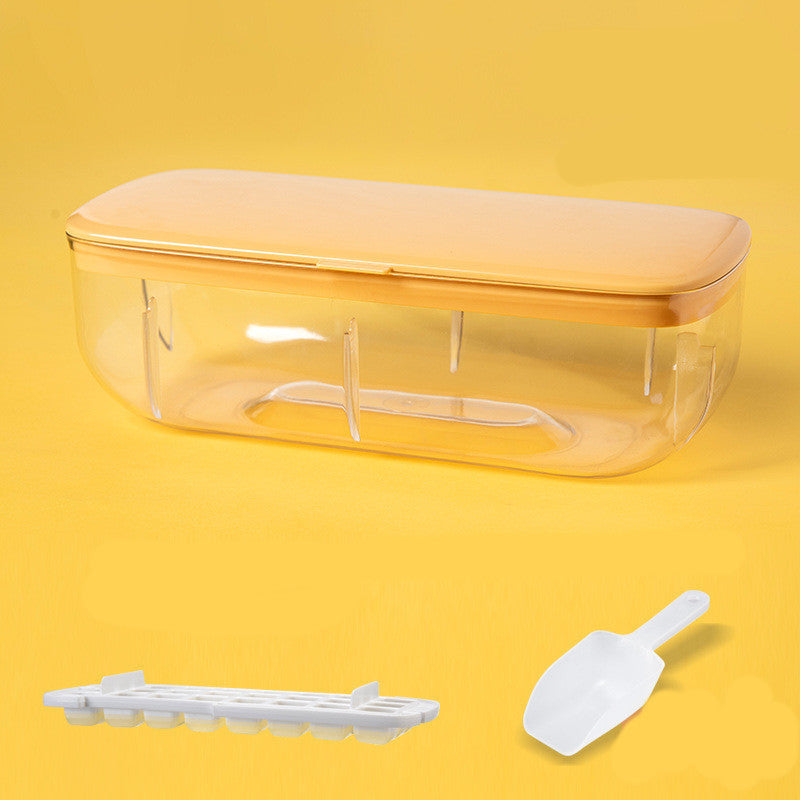 Ice Cube Tray With Storage Box Quick