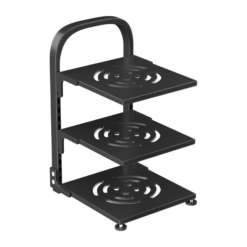 Kitchen Countertop Pot Rack Carbon Steel Adjustable