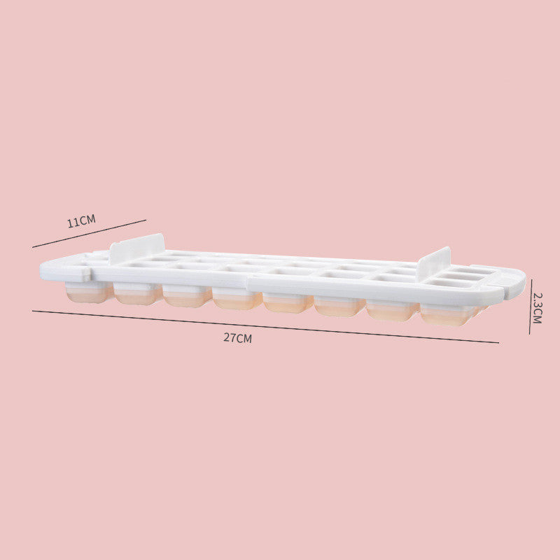 Ice Cube Tray With Storage Box Quick